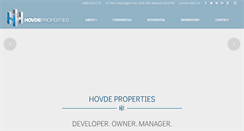 Desktop Screenshot of hovdeproperties.com